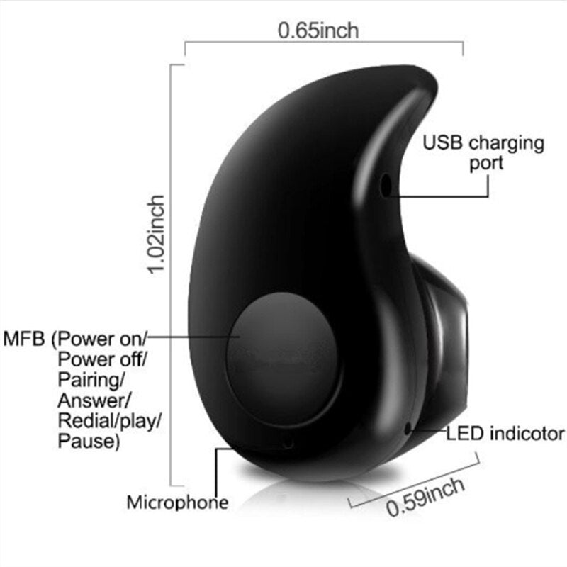 Mini fone de ouvido Free Sport®