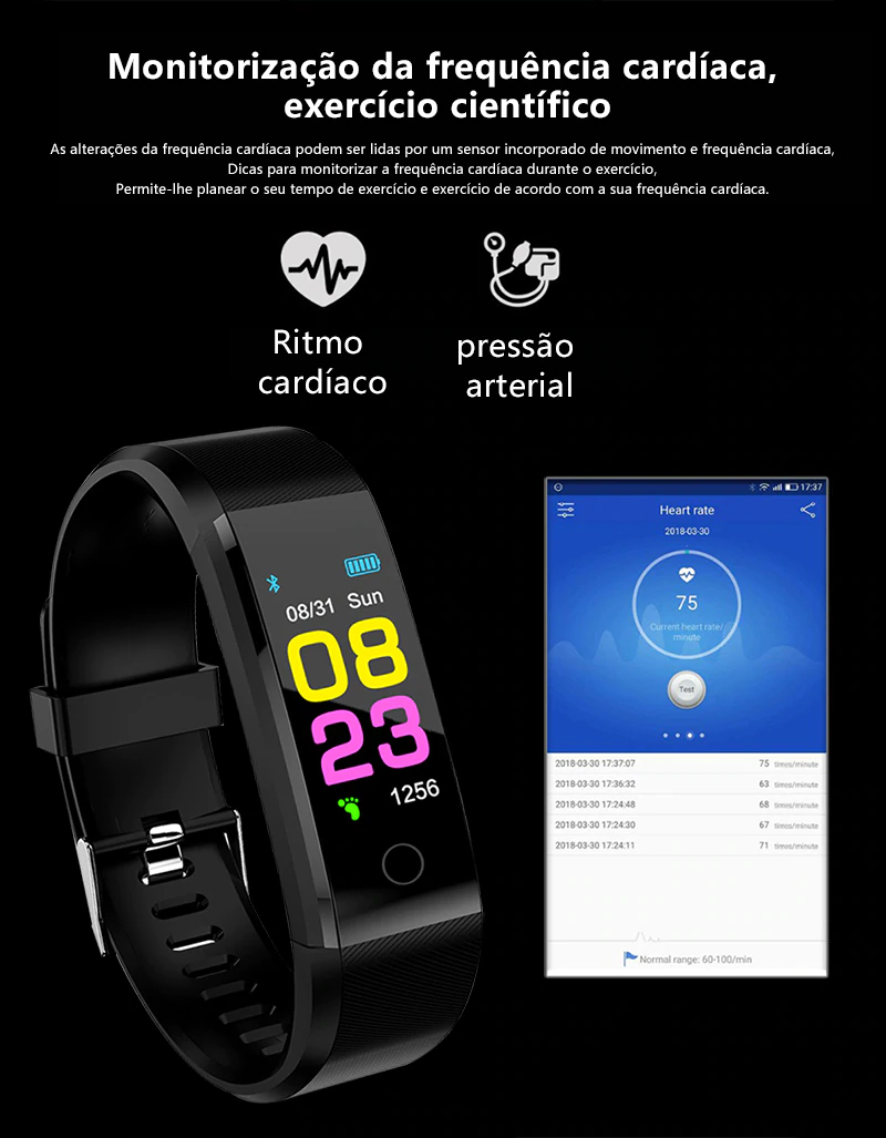 Pulseira Inteligente Free Sport®
